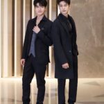 Nattapat Nimjirawat Instagram - แคปชั่นอะไรดี ช่วยคิดหน่อย 👬 @nattapatmac @aaugust007 #addictedherointheseries #herointheseriesรักเสพติด 🥼 @verasalonstudio 💄💇🏼‍♂️ @peakmakeup8