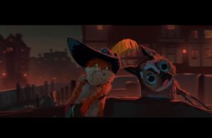 Naveen Selvanathan Instagram - Lighting keys for the chase sequence. I was happy with how much drama we could bring with color even in a comedic sequence .
.
.
.
#pussinboots #illust #catsofinstagram #actionshot #naveenselvan #dreamworksanimation