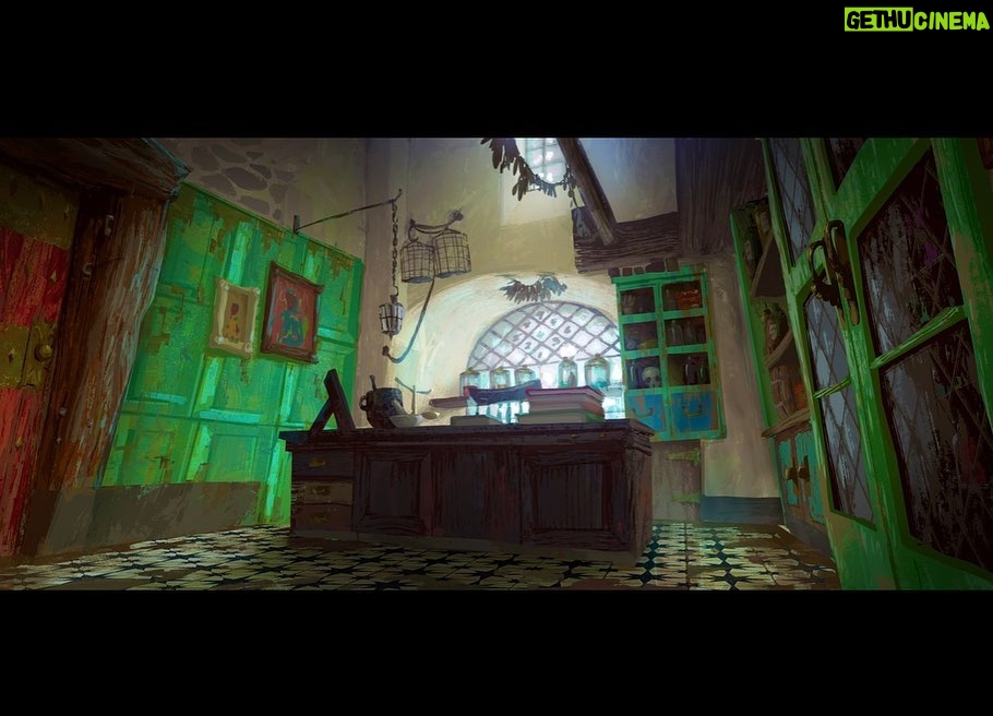 Naveen Selvanathan - 11.3K Likes - The doctor’s office was the first fully flushed set created for the look of picture test. In the first image, I used @ianmcque ‘s layout to design the back view . Third image is my painting of Ian’s layout. @circle_persnickety never accepted lazy and cliched solutions and always had great ideas for locations which felt authentic and inspired. He wanted the location to feel like a medieval apothecary.
Here I have also included some fun flooring options painted on Ian’s layout
.
.
.
. #pussinboots #pussinbootsthelastwish #apothecary #instaartist #instaart #naveenselvan #cottagecore #wabisabi #rusticdecor