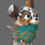 Naveen Selvanathan Instagram - I worked on @pussinboots for almost two years and this was the most fun I had on a project ,though it as all during the lockdown and never got to meet the amazing team. I got to work on everything from early concepts and environment design to character texture painting and lighting keys. Here are a couple of color ideas and final texture painting for Perro. Design by the one and only Shiyoon Kim. Go watch this awesome movie! . . #pussinboots #animationart #characterdesign #illustration #dailyarts #naveenselvan