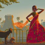Naveen Selvanathan Instagram - On the streets of Chennai . . . #chennai #saree #printedsaree #indianfashion #incredibleindia #naveenselvan #goatsofinstagram