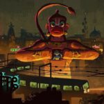 Naveen Selvanathan Instagram - Kitschy Hanuman statue, New Delhi. Mythology behind the statue: hanuman is an ardent devotee of Lord and he proves it by ripping open his chest to reveal an image of Ram in his heart. So dramatic. . . . #hanuman #newdelhi #delhimetro #urbanjungle #incredibleindia #illust #illustrationart #instagood #naveenselvan #instart #instartist