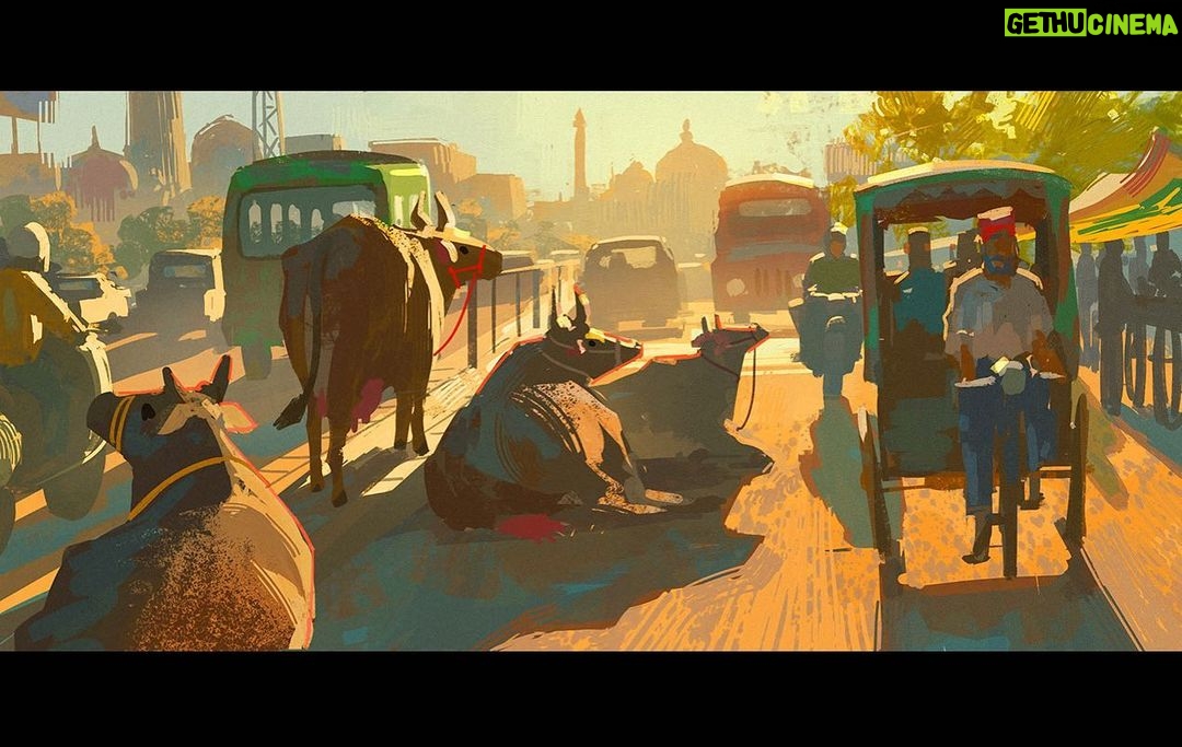 Naveen Selvanathan - 5.3K Likes - Street cows. Typical scene in India :)
.
.
.
#cows #india #sacredcow #incredibleindia #artistsoninstagram #instart #instagood #illustration_daily
