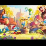 Naveen Selvanathan Instagram - Painted this color key for a triptych panel display at Sony for the movie SMURFS- The Lost Village . . . . #smurf #smurfsvillage #colorkey #smurfette #gargamel #artwork #naveenselvan Los Angeles, California