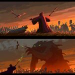Naveen Selvanathan Instagram - The final battle. From the same project. #artistsoninstagram #instart #instagood #instartist #illustration_daily #naveenselvan #stormy Los Angeles, California