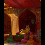 Naveen Selvanathan Instagram - Another revisit of a old painting. I liked painting overcast lighting back then :) . . . . #artistsoninstagram #instartist #illustrator #durbar ##incredibleindia #naveenselvan Los Angeles, California