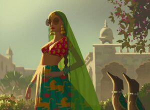 Naveen Selvanathan Instagram - Garden stroll 
.
.
.
#indianprincess #rajasthan #artistsoninstagram #illustrationartists