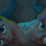 Naveen Selvanathan Instagram - Reposting this because of quality loss. I had the great opportunity to work on the beautiful animated short “Blush” by director Joe Mateo and production designed by Noelle Triaureau for Skydance animation last year. The short is available to view on Apple TV. Here are some lighting keys I painted for it.
