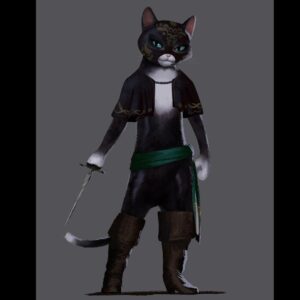 Naveen Selvanathan Instagram - Kitty Softpaws character paint. The older design was updated by @jesusalonsoiglesias and @shiyoon83 . She is supposed to have a more plush fur compared to the more textural fur of Puss, Perrito and the bears. 
.
.
#pussinbootsthelastwish #pussinboots #catsofinstagram
