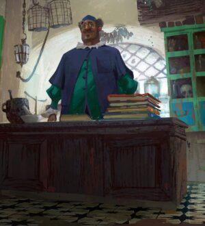 Naveen Selvanathan Instagram - The doctor was my first character paint on the movie. We were still figuring out how to treat skin, hair etc. Design by @jesusalonsoiglesias and @shiyoon83 
.
.
#pussinbootsthelastwish #pussinboots