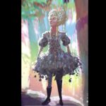 Naveen Selvanathan Instagram - Some costume explorations for Goldie. We were asked to come up with a costume that is avant grade but reflects the fact that she is from the dark forest and grew up with the bears. . . #pussinboots #pussinbootsthelastwish #goldie