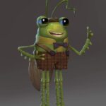Naveen Selvanathan Instagram - The ethical bug is here to judge your character. Design by @seb_piquet painted by me. . . #pussinbootsthelastwish #pussinboots #characterdesign