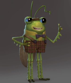 Naveen Selvanathan Instagram - The ethical bug is here to judge your character. Design by @seb_piquet painted by me. 
.
.
#pussinbootsthelastwish #pussinboots #characterdesign