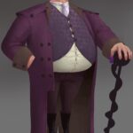 Naveen Selvanathan Instagram - The absolute unit Jack Horner’s character paint and hair exploration. This hilarious design was done by @claireonacloud. I have also included the closeup of the pie pattern on his vest. Do you like any of the alts for his hairstyle? . . #pussinbootsthelastwish #pussinboots #absoluteunit