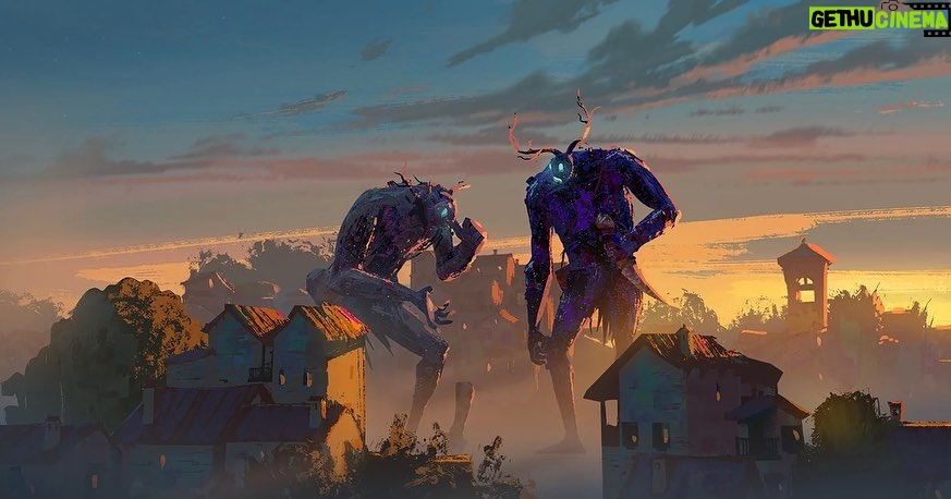 Naveen Selvanathan - 17.6K Likes - Unused lighting keys for the opening fight sequence. There were initially two giants who fought Puss . The giants were a lot scarier and the tone a lot darker. I based the second key on the beautiful paintings done by @zacretz .
.
.
#pussinbootsthelastwish #puss #pussinboots #animationart