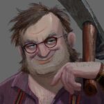 Naveen Selvanathan Instagram - Painting of Don Manolo. He was designed by @jesusalonsoiglesias and @shiyoon83 . I have also included an early storybeat painting of his lair . . . . #pussinboots #pussinbootsthelastwish #characterdesign #characterillustration #portrait #naveenselvan