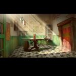 Naveen Selvanathan Instagram - The doctor’s office was the first fully flushed set created for the look of picture test. In the first image, I used @ianmcque ‘s layout to design the back view . Third image is my painting of Ian’s layout. @circle_persnickety never accepted lazy and cliched solutions and always had great ideas for locations which felt authentic and inspired. He wanted the location to feel like a medieval apothecary. Here I have also included some fun flooring options painted on Ian’s layout . . . . #pussinboots #pussinbootsthelastwish #apothecary #instaartist #instaart #naveenselvan #cottagecore #wabisabi #rusticdecor