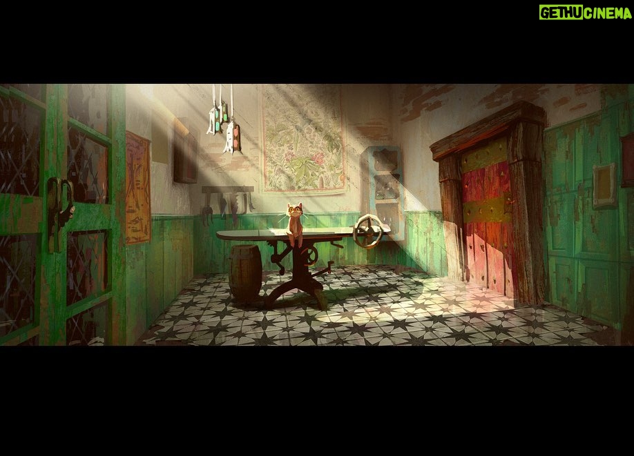 Naveen Selvanathan - 11.3K Likes - The doctor’s office was the first fully flushed set created for the look of picture test. In the first image, I used @ianmcque ‘s layout to design the back view . Third image is my painting of Ian’s layout. @circle_persnickety never accepted lazy and cliched solutions and always had great ideas for locations which felt authentic and inspired. He wanted the location to feel like a medieval apothecary.
Here I have also included some fun flooring options painted on Ian’s layout
.
.
.
. #pussinboots #pussinbootsthelastwish #apothecary #instaartist #instaart #naveenselvan #cottagecore #wabisabi #rusticdecor