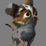 Naveen Selvanathan Instagram - I worked on @pussinboots for almost two years and this was the most fun I had on a project ,though it as all during the lockdown and never got to meet the amazing team. I got to work on everything from early concepts and environment design to character texture painting and lighting keys. Here are a couple of color ideas and final texture painting for Perro. Design by the one and only Shiyoon Kim. Go watch this awesome movie! . . #pussinboots #animationart #characterdesign #illustration #dailyarts #naveenselvan