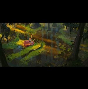Naveen Selvanathan Instagram - I was pleasantly surprised how funny and edgy Leo was. I worked on it for about a month painting some Everglades storyboards to find a lighting design. Go watch it on Netflix now! 
.
.
.
#leo #netflix #netflixanimation #adamsandler #florida