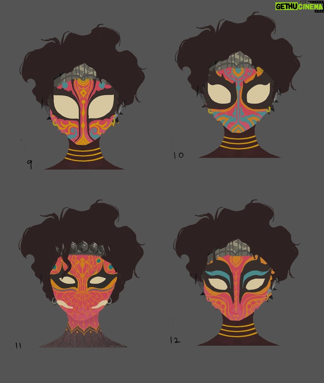 Naveen Selvanathan - 59.7K Likes - Some mask options for Pavitr, again heavily inspired by the face paintings and ornaments of Theyyam, Yakshagana and Koothu. @spiderversemovie #indianspiderman #pavitrprabhakar