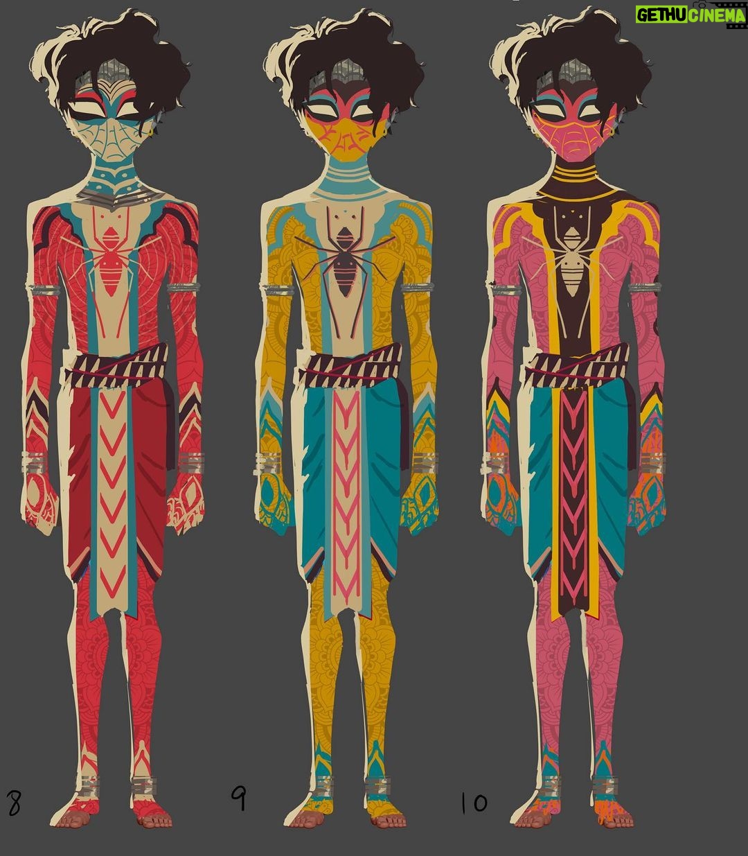 Naveen Selvanathan - 112K Likes - I was fortunate to get the opportunity to work on the Pavitr Prabhakar character on @spiderversemovie. I was quite impressed by how thoughtful they were with the world building, deriving inspiration from Indian culture both past and present, ranging from Indian comic books, architecture, theatre, folk art, Bollywood etc. I was given the silhouette of Pavitr and I came up with these initial suit designs. I found my inspiration from Indian folk dance forms like Theyyam, Yakshagana and koothu as well as motifs from Indian architecture. I wanted him to feel Indian but still sleek and modern. Go watch the movie. It’s incredible! #pavitrprabhakar #indianspiderman