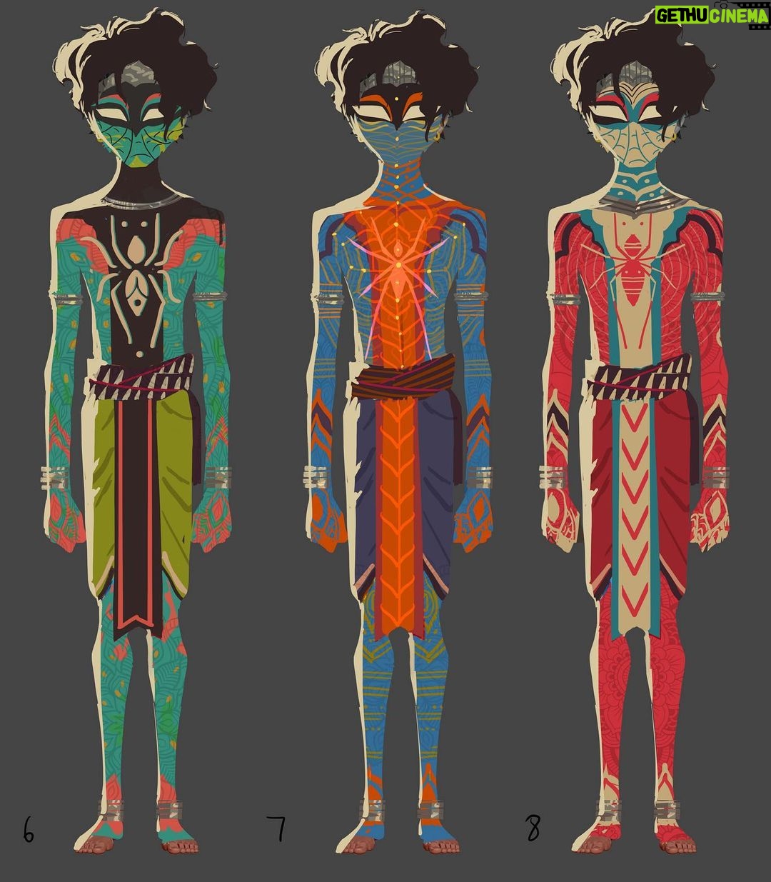 Naveen Selvanathan - 112K Likes - I was fortunate to get the opportunity to work on the Pavitr Prabhakar character on @spiderversemovie. I was quite impressed by how thoughtful they were with the world building, deriving inspiration from Indian culture both past and present, ranging from Indian comic books, architecture, theatre, folk art, Bollywood etc. I was given the silhouette of Pavitr and I came up with these initial suit designs. I found my inspiration from Indian folk dance forms like Theyyam, Yakshagana and koothu as well as motifs from Indian architecture. I wanted him to feel Indian but still sleek and modern. Go watch the movie. It’s incredible! #pavitrprabhakar #indianspiderman