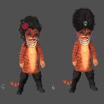 Naveen Selvanathan Instagram - In the older version of the story, Puss disguises himself with accessories and make up from Mama Luna’s closet to escape from Goldie and the bears. Here were some options. #pussinboots