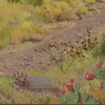 Naveen Selvanathan Instagram - Ground cover exploration, trying to find a more graphic shape language and rendering style for grass, trees, rocks, cliff etc. This is part of a layout sketch done by @seb_piquet . . #pussinbootsthelastwish #pussinboots
