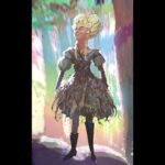 Naveen Selvanathan Instagram - Some costume explorations for Goldie. We were asked to come up with a costume that is avant grade but reflects the fact that she is from the dark forest and grew up with the bears. . . #pussinboots #pussinbootsthelastwish #goldie