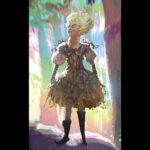 Naveen Selvanathan Instagram - Some costume explorations for Goldie. We were asked to come up with a costume that is avant grade but reflects the fact that she is from the dark forest and grew up with the bears. . . #pussinboots #pussinbootsthelastwish #goldie