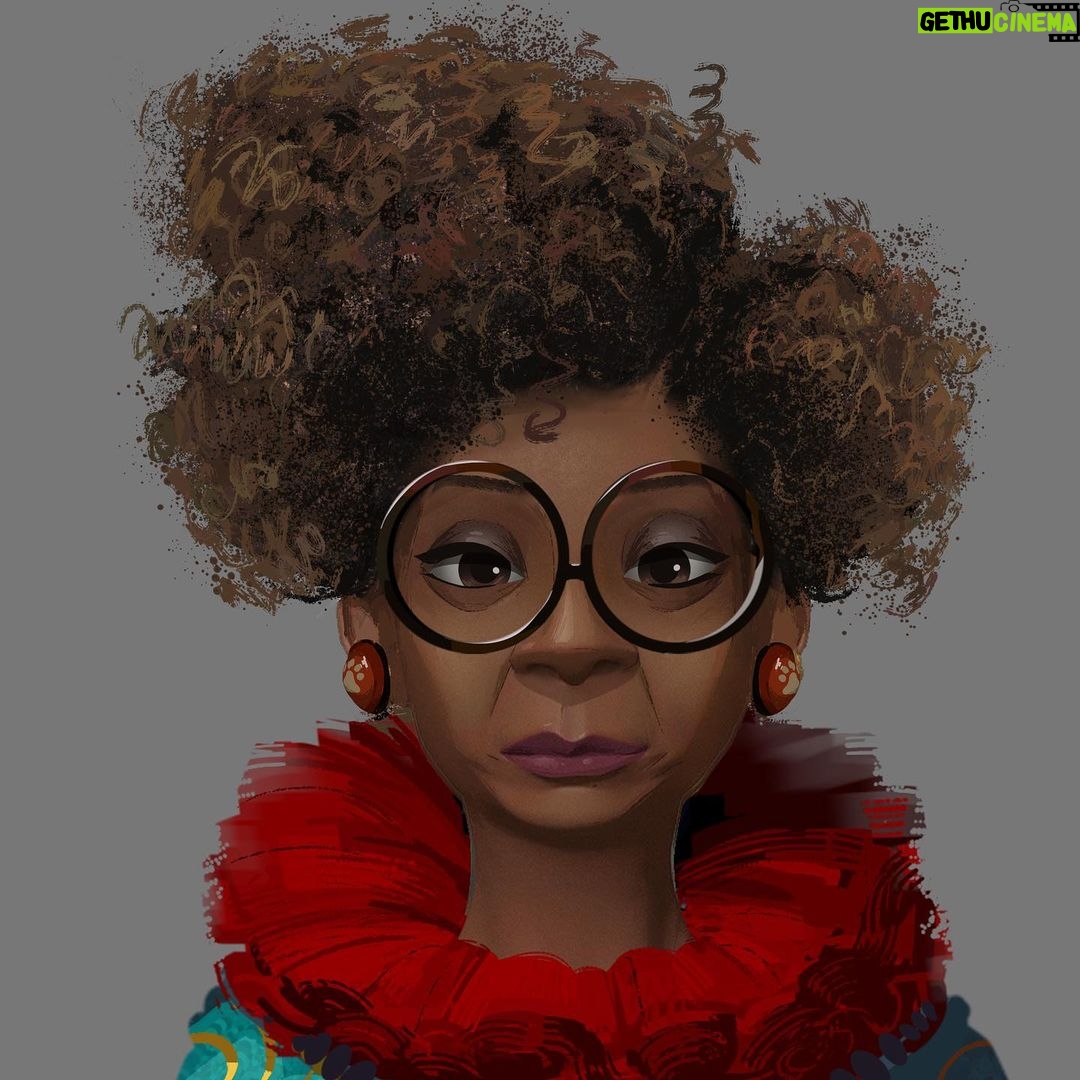 Naveen Selvanathan - 8.2K Likes - Texture painting of Mama Luna, designed by @jesusalonsoiglesias and @shiyoon83. I painted countless color and pattern ideas for her to make her look eccentric, inspired by fashion icon Iris Apfel. Here are a few options of cat patterns and the version where she was younger.
.
.
#pussinboots #pussinbootsthelastwish #catlover #catlady #crazycatlady #irisapfel
