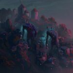 Naveen Selvanathan Instagram - Unused lighting keys for the opening fight sequence. There were initially two giants who fought Puss . The giants were a lot scarier and the tone a lot darker. I based the second key on the beautiful paintings done by @zacretz . . . #pussinbootsthelastwish #puss #pussinboots #animationart