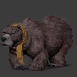 Naveen Selvanathan Instagram - Paintings of the baby bear, papa bear and mama bear. I have also included the older design by @shiyoon83 of mama bear to show how the design evolved. I think the final designs were done by production designer Nate Wragg. . . #pussinboots #pussinbootsthelastwish #bear #threebears #goldilocks #fairytail