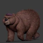 Naveen Selvanathan Instagram - Paintings of the baby bear, papa bear and mama bear. I have also included the older design by @shiyoon83 of mama bear to show how the design evolved. I think the final designs were done by production designer Nate Wragg. . . #pussinboots #pussinbootsthelastwish #bear #threebears #goldilocks #fairytail