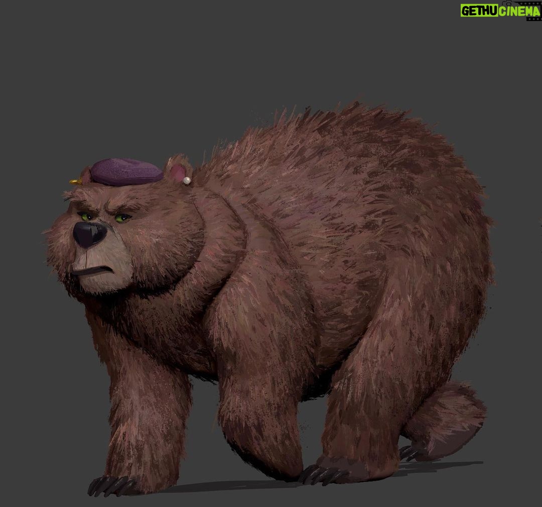 Naveen Selvanathan - 18.8K Likes - Paintings of the baby bear, papa bear and mama bear. I have also included the older design by @shiyoon83 of mama bear to show how the design evolved. I think the final designs were done by production designer Nate Wragg.
.
.
#pussinboots #pussinbootsthelastwish #bear #threebears #goldilocks #fairytail