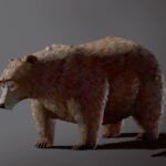 Naveen Selvanathan Instagram - Paintings of the baby bear, papa bear and mama bear. I have also included the older design by @shiyoon83 of mama bear to show how the design evolved. I think the final designs were done by production designer Nate Wragg. . . #pussinboots #pussinbootsthelastwish #bear #threebears #goldilocks #fairytail