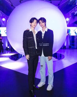 Nawapat Thannamongkolsawat Instagram - Thank you Mugler x H&M 🤍 

#Newyearnwp 
#MuglerHM
#MuglerHMxnewjur
#HMThailand