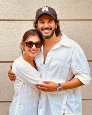 Nazriya Nazim Instagram - Happy birthday bum !!🤍 happy happy 40 ⭐️ 
We love u so so much ….
Wish u the bestest year …
U ,ama n mumu are our own ….❤️