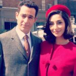 Necar Zadegan Instagram – As former Queen Soraya of Iran w/ @waleedzuaiter as King for #mastersofsex @showtime