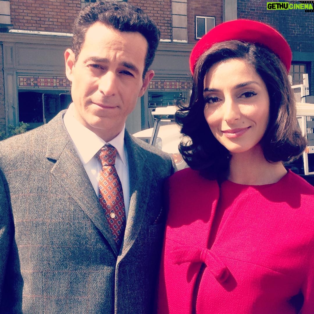 Necar Zadegan Instagram - As former Queen Soraya of Iran w/ @waleedzuaiter as King for #mastersofsex @showtime