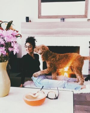 Necar Zadegan Instagram - Twas the night before Xmas....Peace and love, friends ❤️