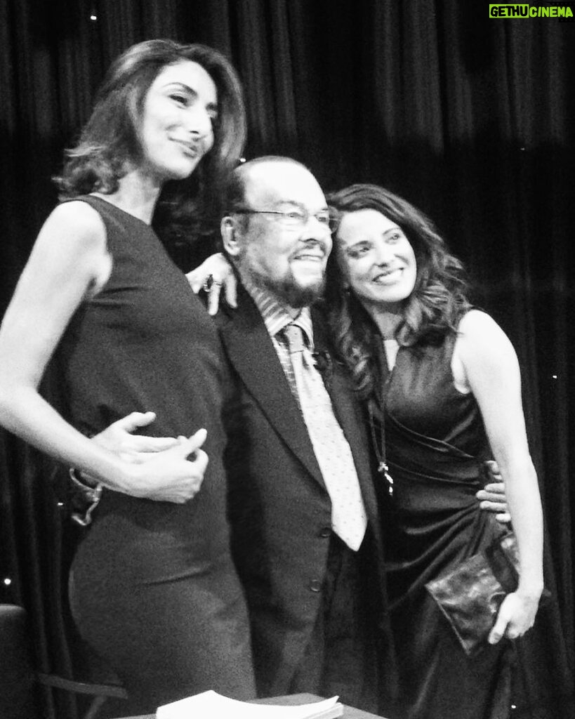 Necar Zadegan Instagram - Thanks for the memories, James. With James Lipton and @alannaubach , answering his famous questions on our press tour for GG♥️