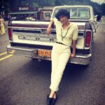 Necar Zadegan Instagram - one of my fave BTS on the set of #DOCNOW #IFC , Portland, Oregon.