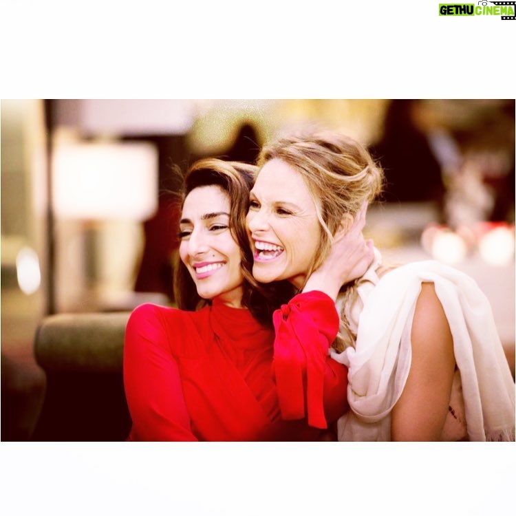 Necar Zadegan Instagram - 😻 Set photo from #GG2D w/my beautiful costar