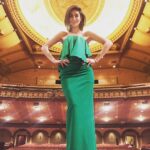 Necar Zadegan Instagram – #GG2D at the gorgeous, old Orpheum Theater today. #theaterkidsrejoice