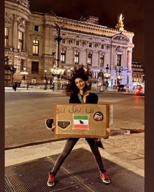 Necar Zadegan Instagram - My heart is with the Iranian people❤️

Demonstrations in 150 countries for the ppl of Iran against the human rights violations being committed by their current govnt, the death toll of kids, students, young ppl being slain right now while protesting there is countless. Hundreds of thousands of ppl marched this wknd in solidarity w/them. The lack of news coverage, it’s absolute silence is deafening. Where are u @bbc, @cnn, @washingtonpost @nytimes @msnbc
#mahsaamini
#iranprotests
#freeiran 
#femmevieliberté 
#womanlifefreedom