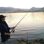 Neda Ghasemi Instagram - . من صید دیگری نشوم وحشی توام #ندا_قاسمی #neda_ghasemi #وحشی_بافقی #fishingday #سد_جامیشان