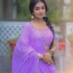 Neeharika Roy Instagram - 💜 . . . 📸- @richerd_by_heart #neeharikaroy #radha #radhamohan #zeetv