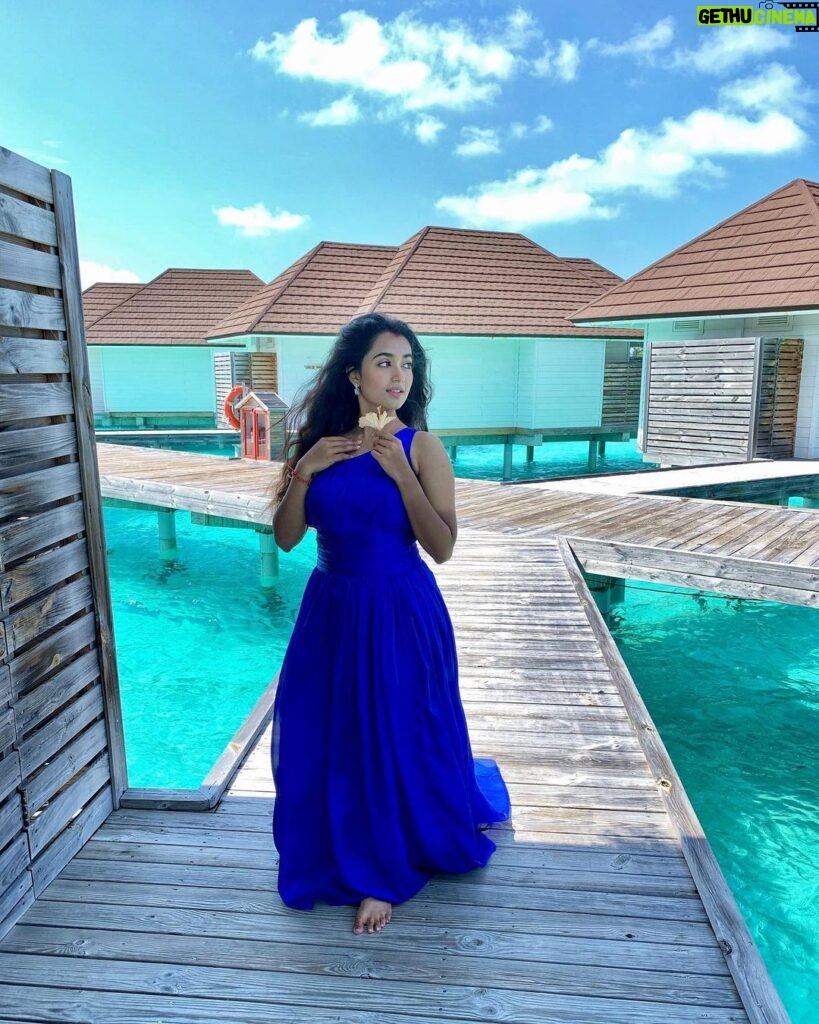 Neeharika Roy Instagram - It’s a Blue-tiful day 💙🩵 #neeharikaroy #maldives Siyam World